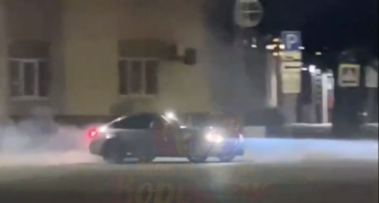 дрифт в центре Воронежа